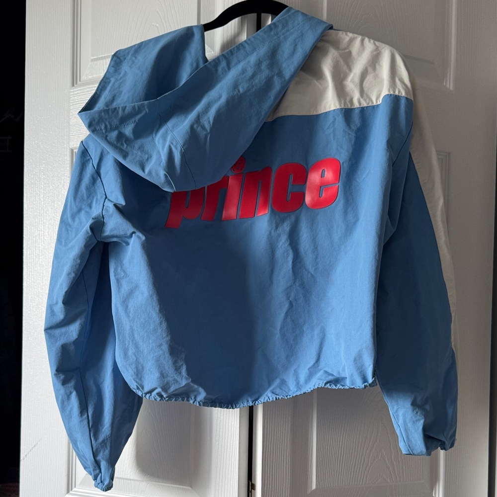 Prince tennis crop jacket with logo